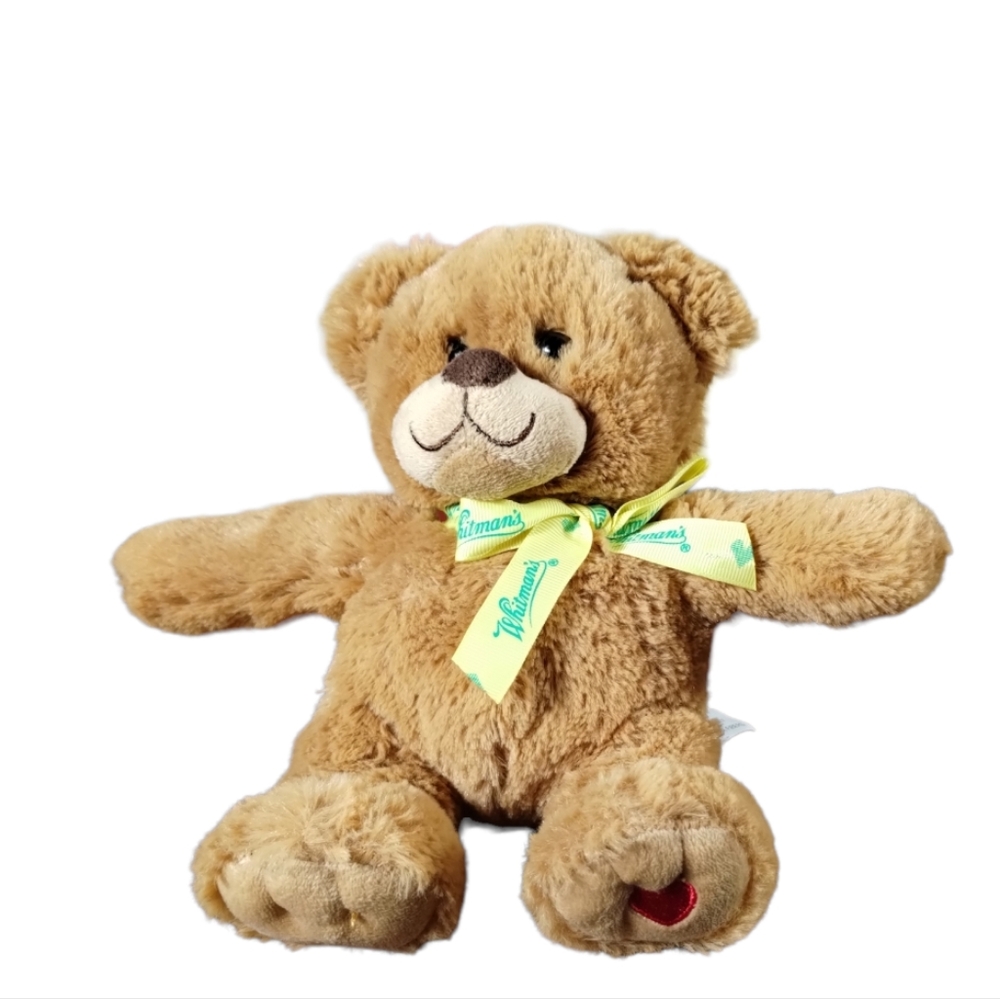 Whitman's Brown Teddy Bear Cuddly Plush stuffed animal